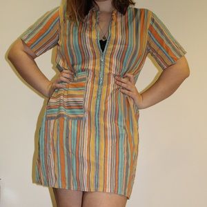 Super Vintage Zip Front Dress